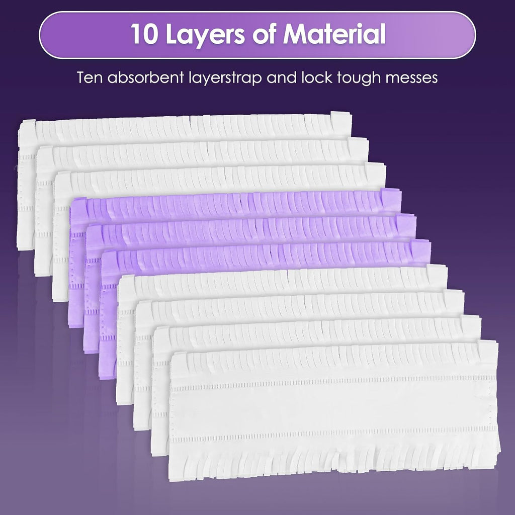 (45 Pack) PowerMop Replacement Power Mop Pads for Swiffer PowerMop, Disposable PowerMop Mopping Pad Refills Compatible with Swiffer PowerMop, Multi-Surface Mop Pad Refills for Floor Cleaning