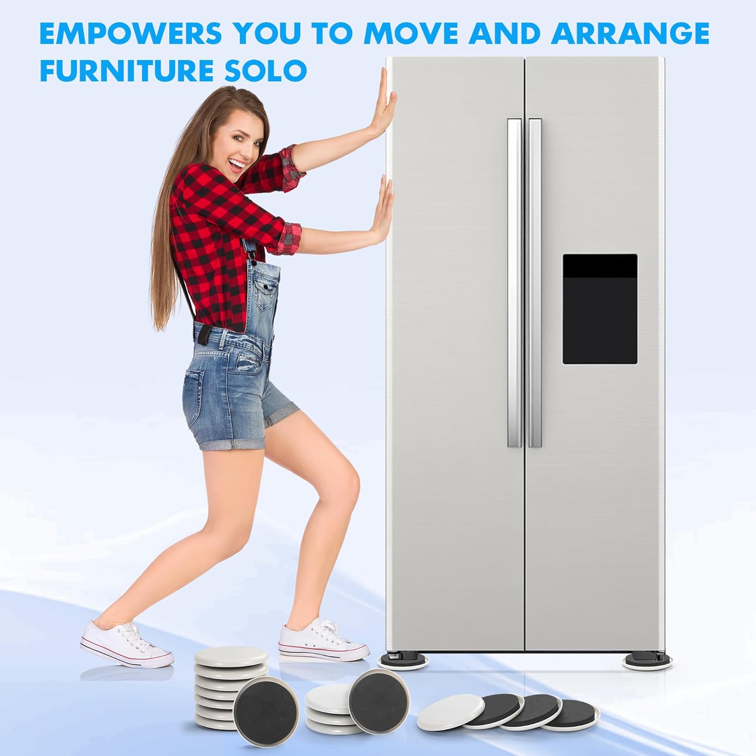 Furniture Lifter Tool, Appliance Lifter, Save 80% Effort, Lift Up to 400 Pounds Heavy Items, Furniture Lifter Jack for Heavy Furniture Appliance, Safely and Easily Lifting Furniture and Appliances