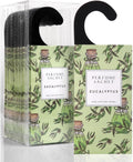 ROSE COTTAGE Large 12 Packs Eucalyptus Hanging Closet Air Freshener Scented Sachets Long Lasting Smell Goods