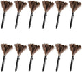 Retractable Feather Duster-Genuine Ostrich Feathers,Anti-Static,Reusable Eco-Friendly Handheld Cleaning for Keyboard,Home,Car,Office(10 to 15 Inches) 12Pack
