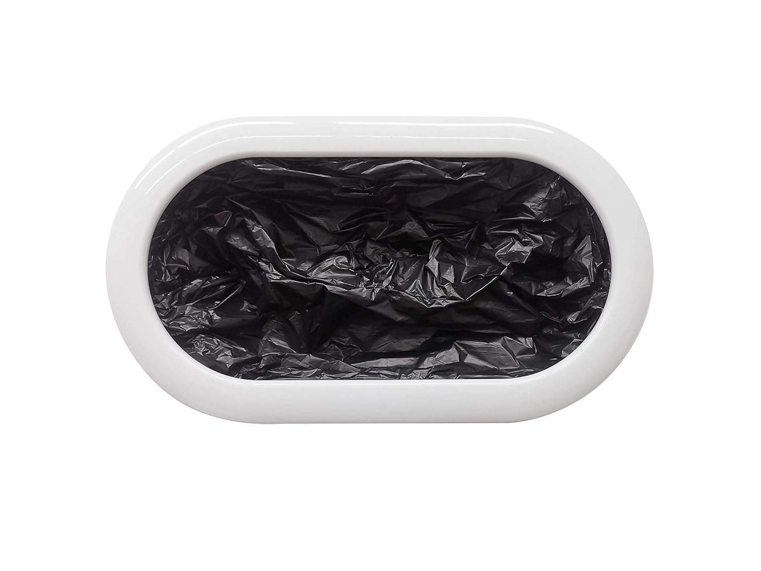 TOWNEW T3 Slim Official Refill Rings for Smart Kitchen Trash Can | Durable Garbage Bags Electric Trash Can - Pack of 6 Refill Rings - Up to 120 Trash Bags (6 Months Supply)