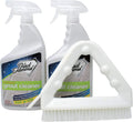 Ultimate Grout Cleaner for Tile Floors Blasts Away Years of Dirt and Grime. Heavy Duty Spray Cleaning Solution. Safe for Colored Grout and Natural Stone. Professional Results 2-QTS W Brush