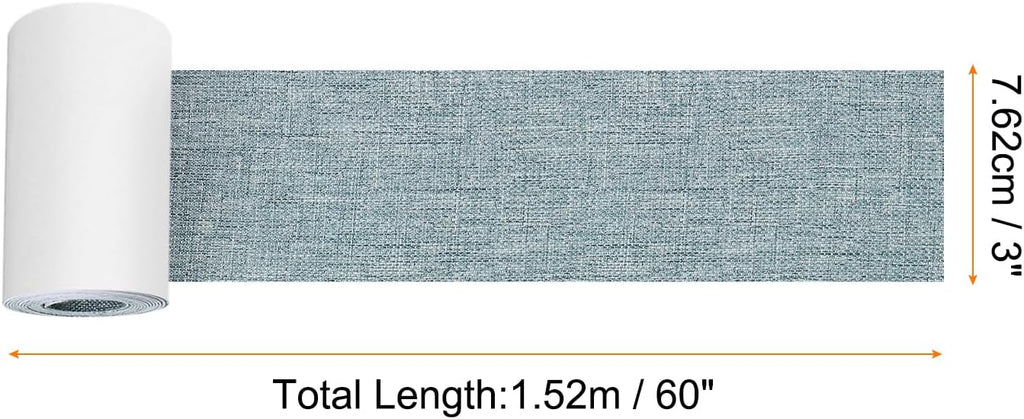 Repair Patches Repair Tape Self-Adhesive DIY Repair Patch Linen Gear Patch for Sofa, Furniture, Chair, Clothing,Tents,3x60 Inch,Slight Blue
