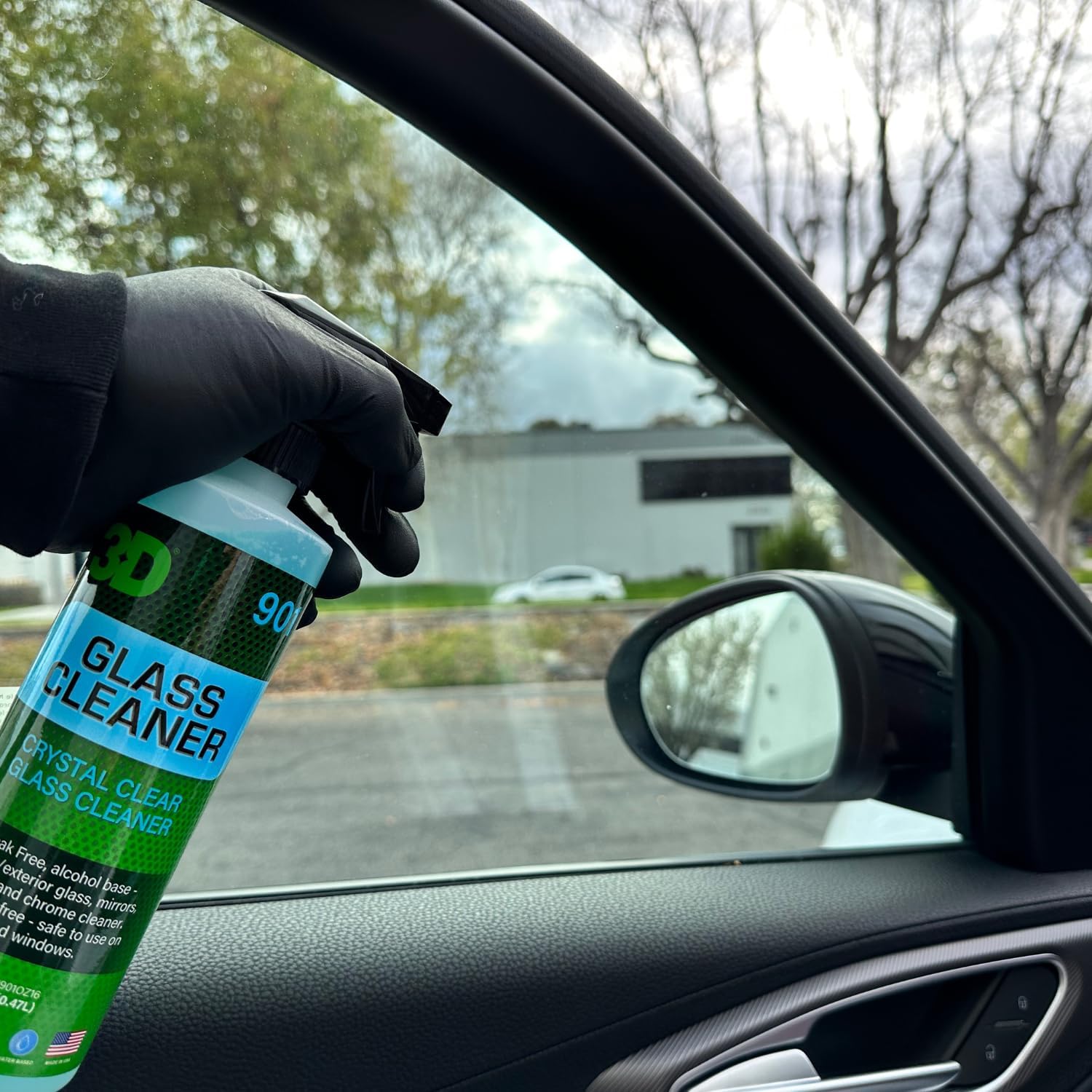 3D Glass Cleaner - Ready to Use, Tint Safe, Streak Free Glass Cleaner - Gallon