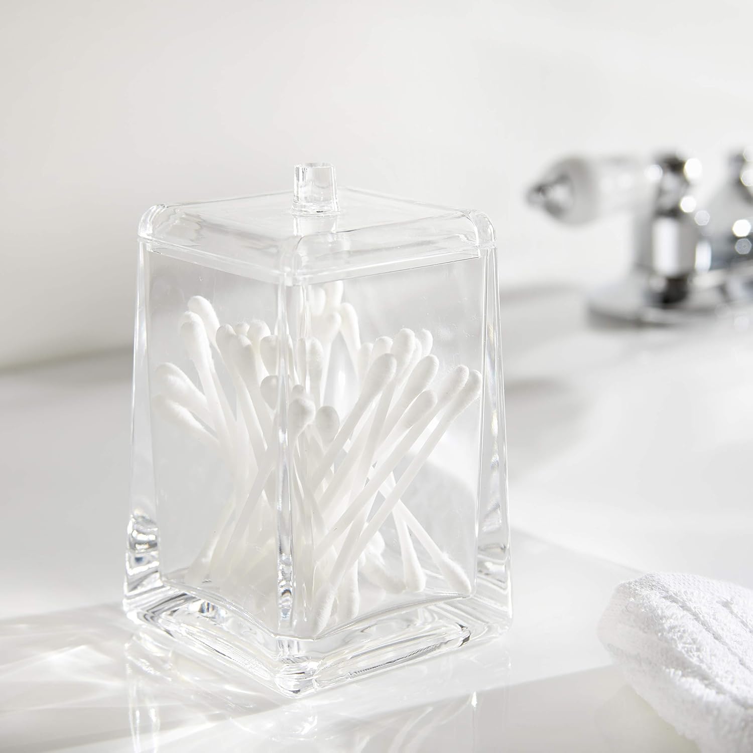 Huang Acrylic Square Tapered Accessory Set (Swab Box)