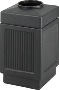 Safco Canmeleon Trash Can, 38 Gallons, Indoor and Outdoor Use, Open Top, Durable & Weather-Resistant Commercial Garbage Can, Black