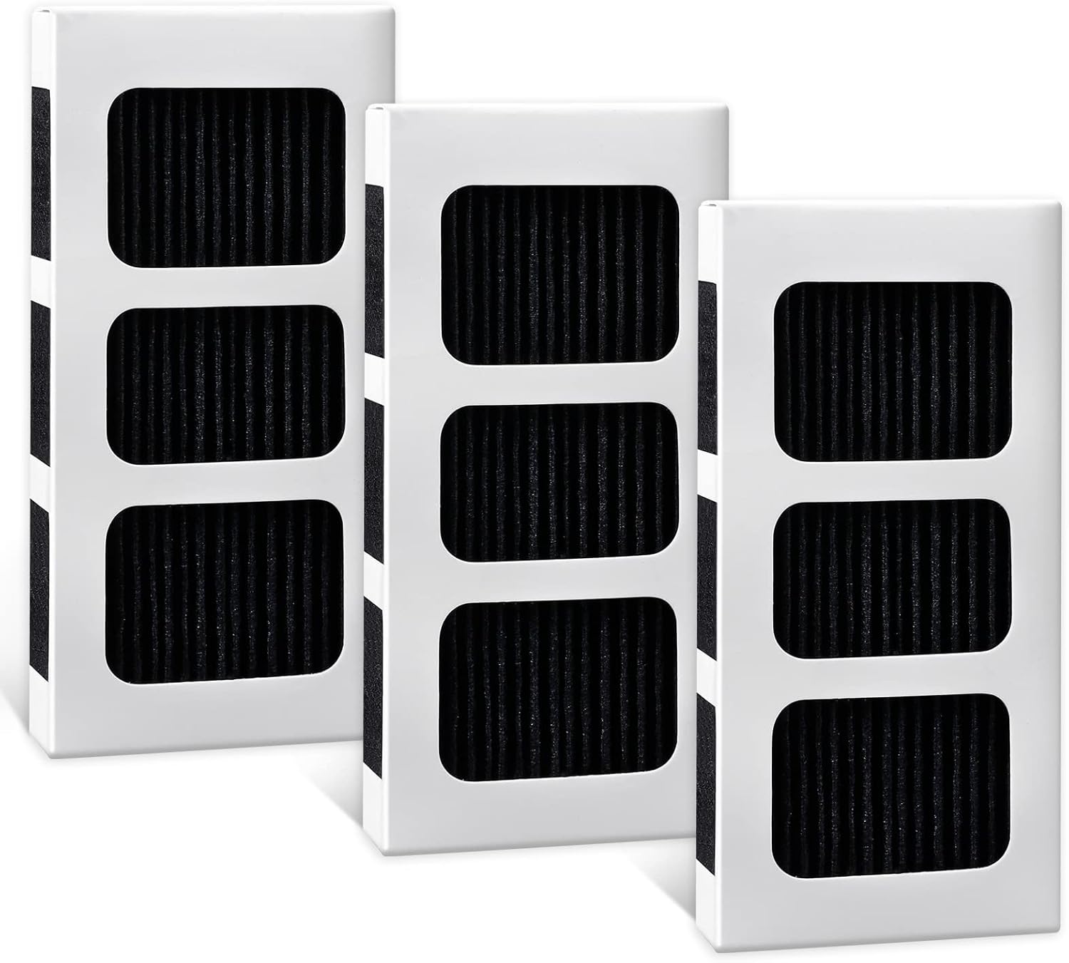 KEEPOW Paultra2 Refrigerator Air Filter Compatible with Frigidaire Pureair Ultra 2, Pure Air Ultra 2, Pureair Ultra ii, Electrolux 242047805, 5303918847, EAP12364179 (3 Pack)