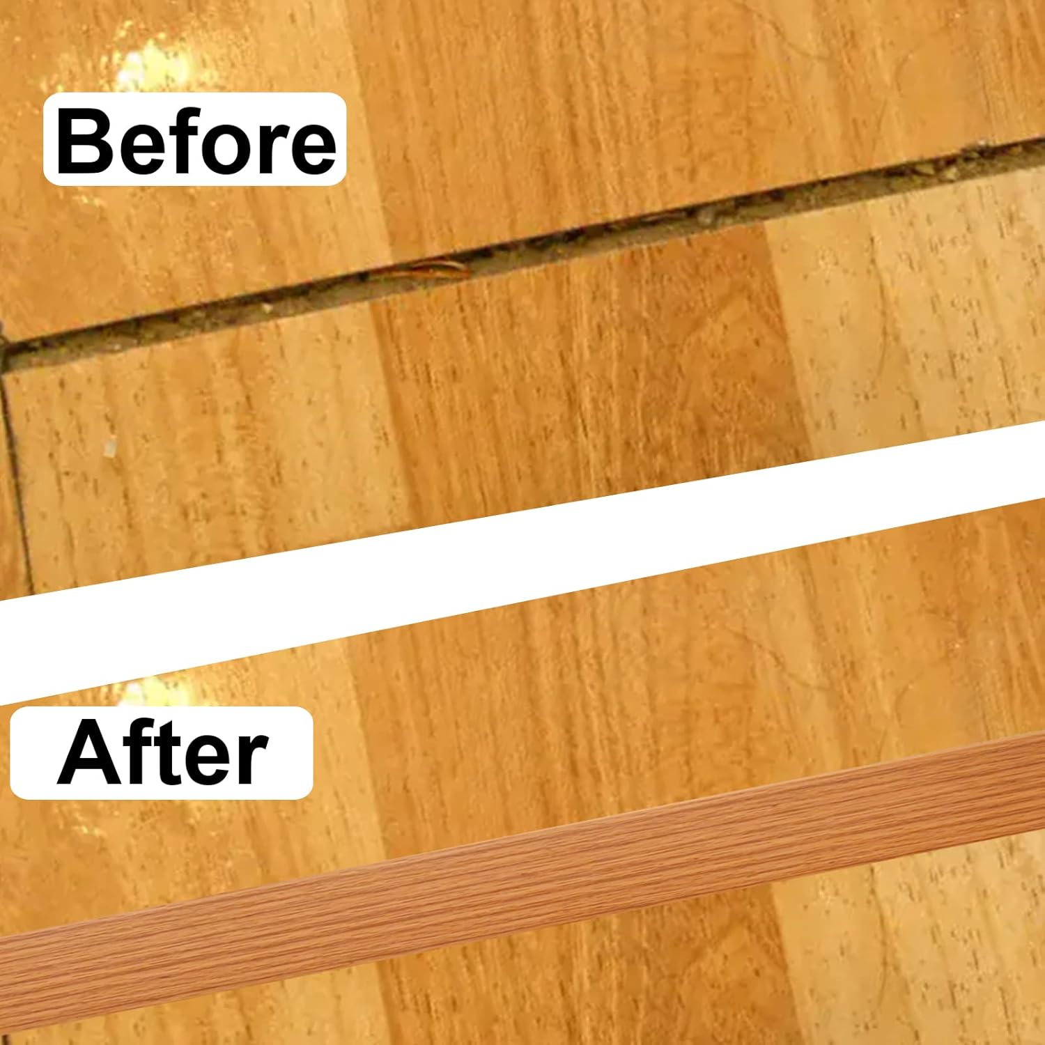 Floor/Door Flat Transition Strip & Self Adhesive Floor Vinyl Floor Edge Trim Laminate Floor Gap Covering Joining Strip