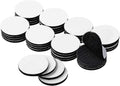 BRAVESHINE 36PCS Sticky-Back Adhesive Tape - Round Hook and Loop Adhesive Stickers - Double Sided Heavy-Weight Carpet Pads Wall Mounting Tapes for Home Office Phone Mount - Round 1.5inch