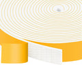 White Strong Adhesive Foam Sealing Weather Stripping, High Density Door Insulation Strip, Closed Cell Foam Weather Stripping for Doors and Windows Insulation (1 in x 1/8 in x 33Ft)