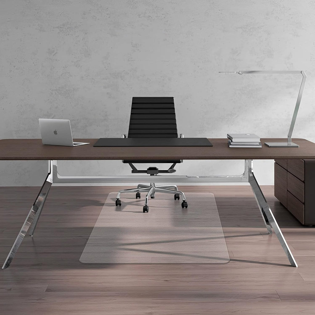 FuturHydro Chair Mat for Hardwood Floor, 46" x 60" Large Clear Office Home Floor Protector Mat, Plastic Rolling Chair Mat for Tile Floor and Gaming Floors (Rectangle)
