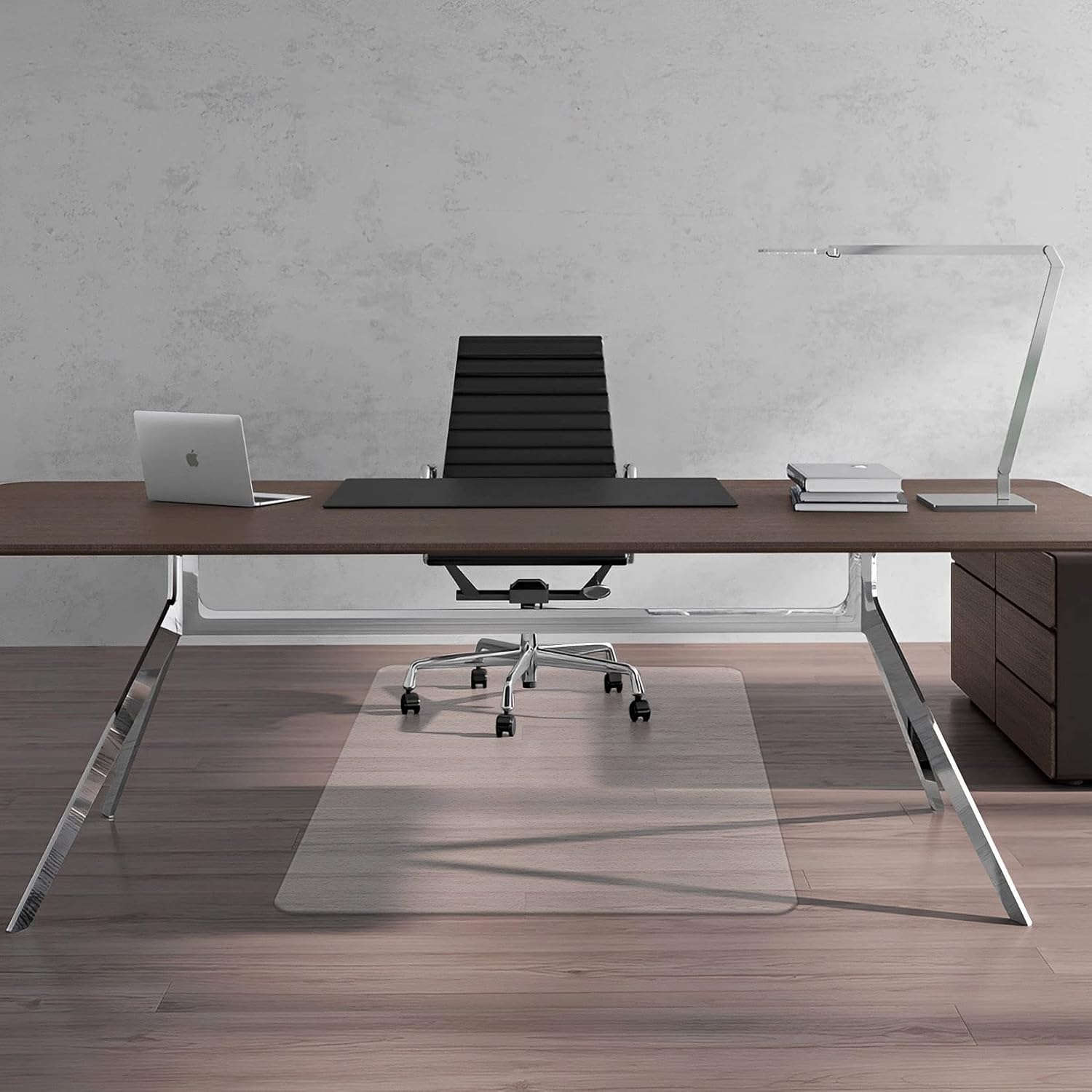FuturHydro Chair Mat for Hardwood Floor, 46" x 60" Large Clear Office Home Floor Protector Mat, Plastic Rolling Chair Mat for Tile Floor and Gaming Floors (Rectangle)
