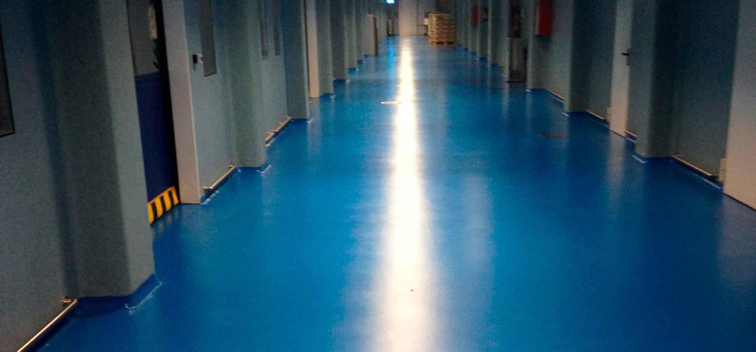 Coloredepoxies 10017 Dark Blue Epoxy Resin Coating Made with Beautiful and Vibrant Pigments, 100% solids, For Garage Floors, Basements, Concrete and Plywood. 3 Gallon Kit