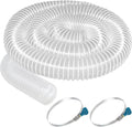 PVC Dust Collection Hose 3" x 10', Flexible Dust Collector Hose, Puncture Resistant Carbon Steel Wire Coil for Workshops, Woodworking, Industrial Vacuums
