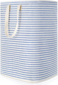 Lifewit Laundry Hamper Large Collapsible Laundry Basket, Freestanding Waterproof Clothes Hamper Storage with Easy Carry Handles for Clothes in Bedroom Bathroom College Dorm for Adults, Blue, 80L