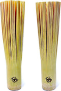 Handmade Bamboo Wok Brushes 2 Pack – 100% Natural, No Metal, Eco-Friendly Scrubbers for Carbon Steel & Cast Iron Woks, Pans, Dishes, Teapots(for Small Pot use)