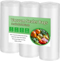 Premium Vacuum Sealer Bags, 11x 200 inches, 3 count. Airtight food saver bags rolls, BPA Free & Heavy Duty Vacuum Freezer Bags. Commercial Grade, Sous Vide or Meal prep