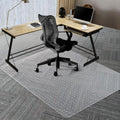 Vicwe Large Office Chair Mat for Carpeted Floors，60"X48" Rectangle Desk Chair Mats with Studs for Low and No Pile Carpeted Floors, Easy Glide Computer Desk Chair Mat for Home & Offices