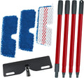 Microfiber Mops for Floor Cleaning, Flat Mop for Wet & Dry Use, Dust Mop for Hardwood Floors with 3 Reusable Pads for O Cedar Hardwood Floor 'N More 3-Action Mop and Extendable 58" Long Handle