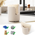 Diatomite Sponge Holder, Dish Sponge Stand for Kitchen Countertop, Stone Sponge Caddy Organizer, Face Sponge Holder, Cream