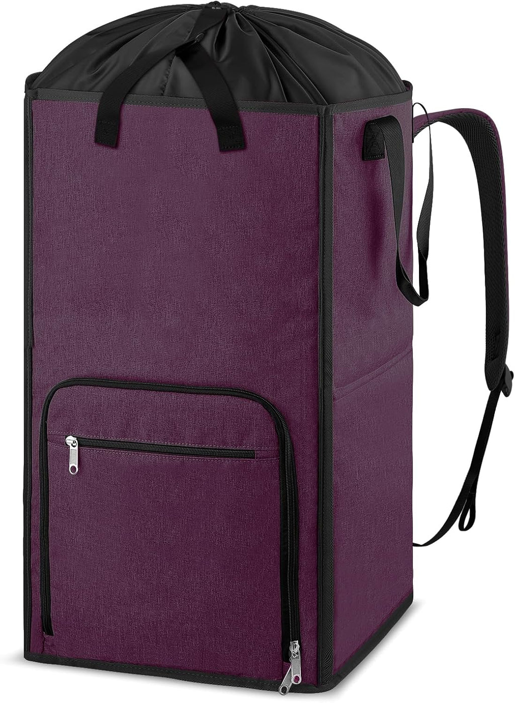 Bukere Laundry Tote Basket, Laundry Backpack Bag for Guys Girls Boys, Collapsible Laundry Hamper for College Dorm Essentials, Portable Laundry Bag for Nursery, Bathroom, Bedroom, Swimming Pool
