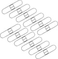 Matthew Cleaning Universal Commercial Clip-on Wire Industries Dust Mop Frame, 18 inch ( Pack of 12) Sold Seperately,Perfect for Floor Cleaning Home/Office/Lobby/Bathroom/Kitchen/Janitor