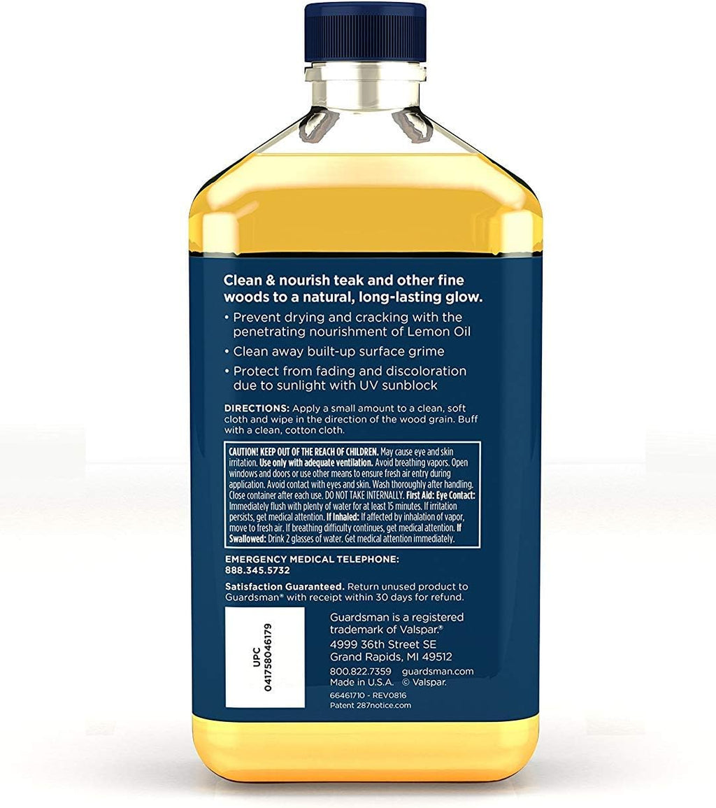 Guardsman Revitalizing Lemon Oil For Wood Furniture - 16 oz (2)