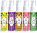 Travel Size Toilet Spray, Air Freshener Spray for Bathroom Deodorizer, Travel Essentials Variety - Lemon, Lavender, Vanilla, Peony, Eucalyptus