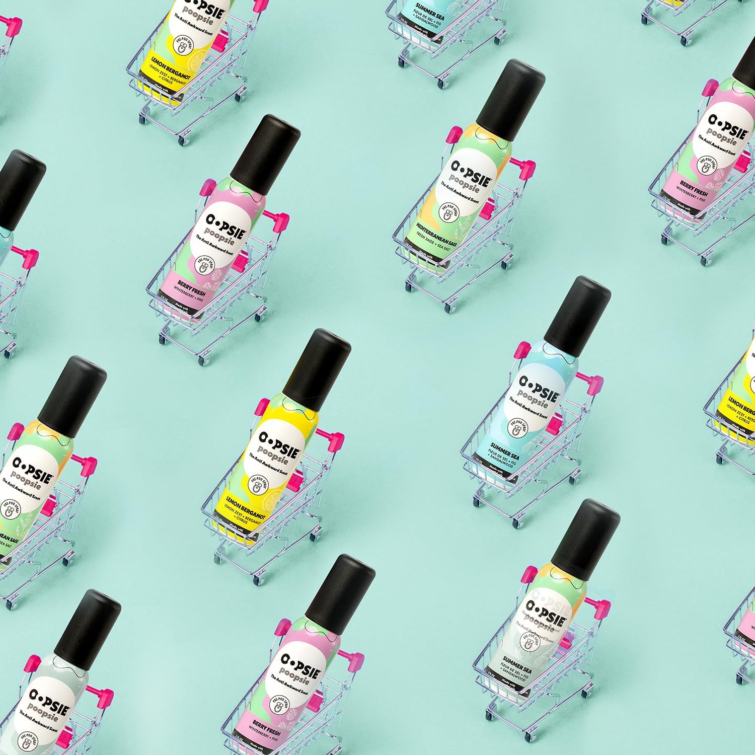 OOPSIE POOPSIE Lavender Escape Before & After You Go Toilet Spray 2oz - Portable Odor Eliminator