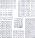 Amazon Basics Cabinet Door Bumper, Clear Self Adhesive Bumpers Pads for Surface Protection and Noise Reduction, 300-Piece, 6.9 x 4.5 x 0.6 inch