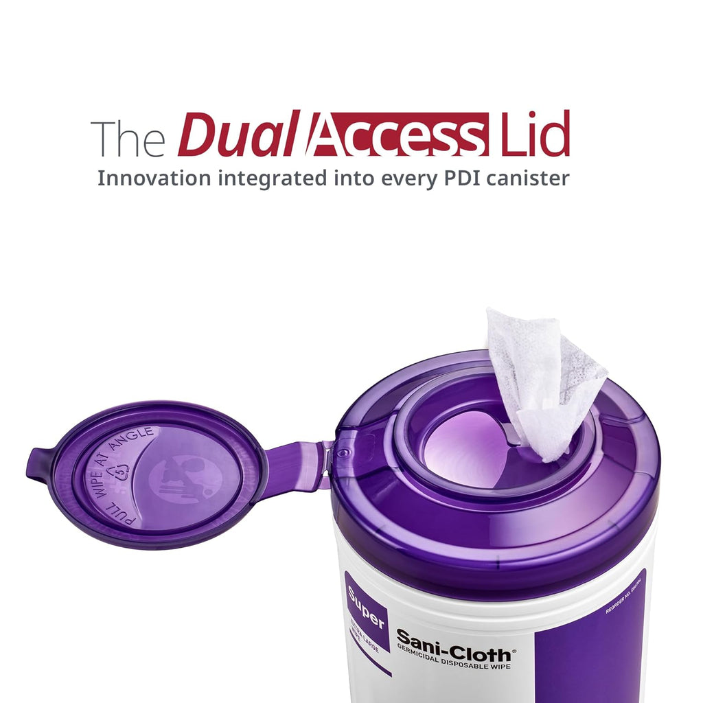 Professional Disposables Surface Disinfectant Super Sani-Cloth Wipes, 160Count