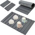 3 Pcs Large Stone Drying Mats for Kitchen Counter Diatomaceous Earth Dish Fast Dry Stone Sink Mat Dish Drying Matt Pad Water Absorbing Bathroom Trays Kitchen Countertop Diatomite Dish Draining Mat
