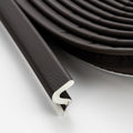 Weather Stripping Door Seal Strip Soundproof Q Foam Weather Stripping for Door Frame, Exterior Door Weather Stripping for Large Gap, Easy to Install（Brown, 30FT
