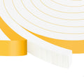 White Foam Insulation Tape, Strong Adhesive Weather Stripping Door Seal for Doors and Windows,Sliding Door,High Density Rubber Weatherstrip, SoundProof Weatherproof (3/4 in x 3/8 in x 13Ft)
