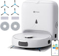 V5 Robot Vacuum and Mop, 8500Pa Suction, Laser Navigation, Self-Emptying Robotic Vacuum Cleaner with Extra Replacement Parts