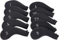 Sword &Shield sports Neoprene Zipper Golf Club Iron Head Covers Iron Covers 10pcs/Set
