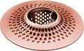 LEKEYE Shower Drain Hair Catcher/Bathroom Drain Cover/Bathtub Drain Strainer/Shower Stall Drain Protector(Red Copper)