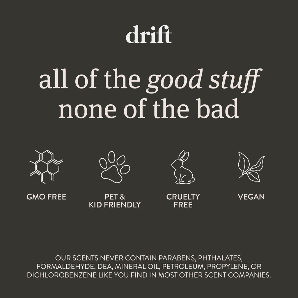 Drift Car Air Freshener - Stone Air Freshener Car Odor Eliminator - Long Lasting Scent - Auto Accessories - Metal Clip - Essential Oils - Clean Ingredients - Open Air Scent Starter Kit