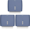 Hand Towel Dispenser for Bathroom Pack of 3 Compact Size Suitable Paper Towels Nail Free Install Or Nail Mount Installation