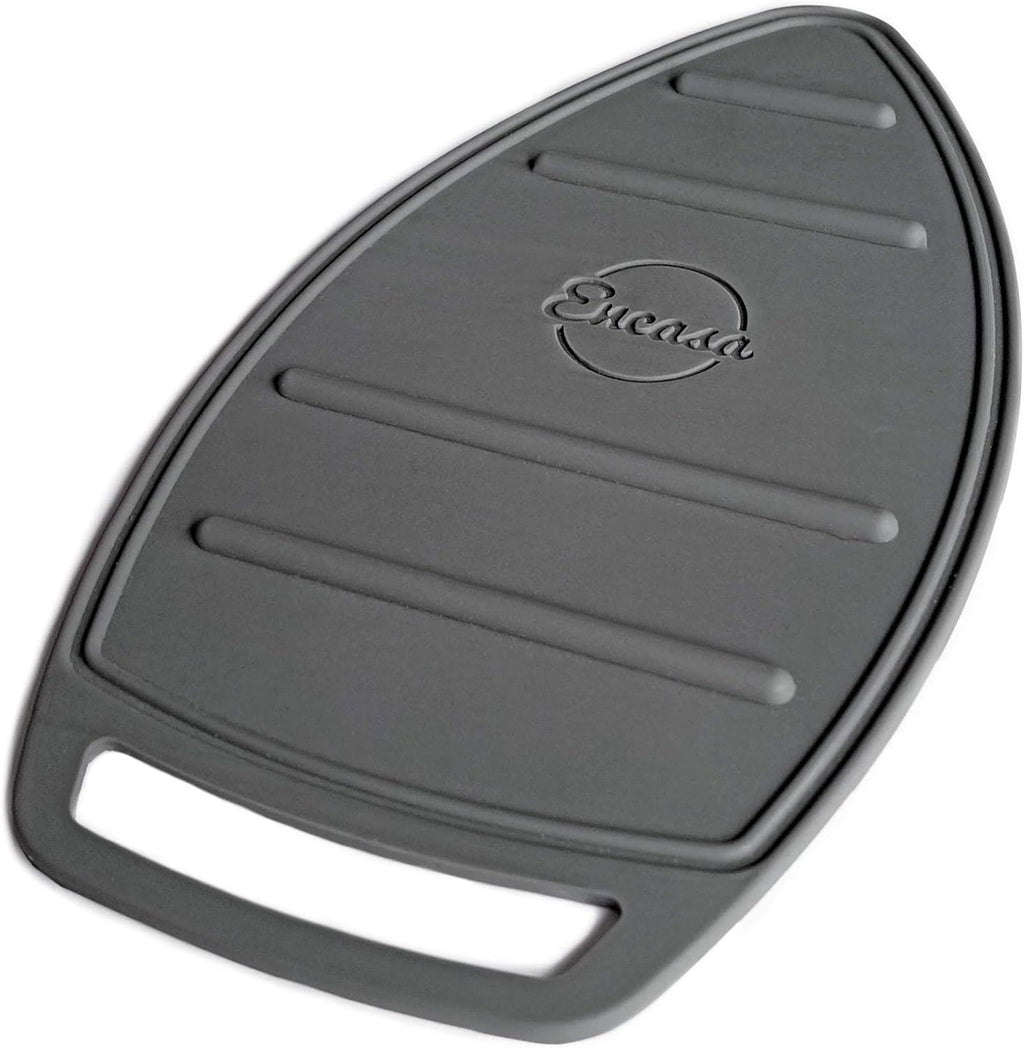 Encasa XO Silicon Mat for Hot Iron Rest - Heat Resistant, Anti - Slip, Thicker Pad for Protecting Your Table During Ironing, Non-Burning, Machine Washable, Durable - Grey