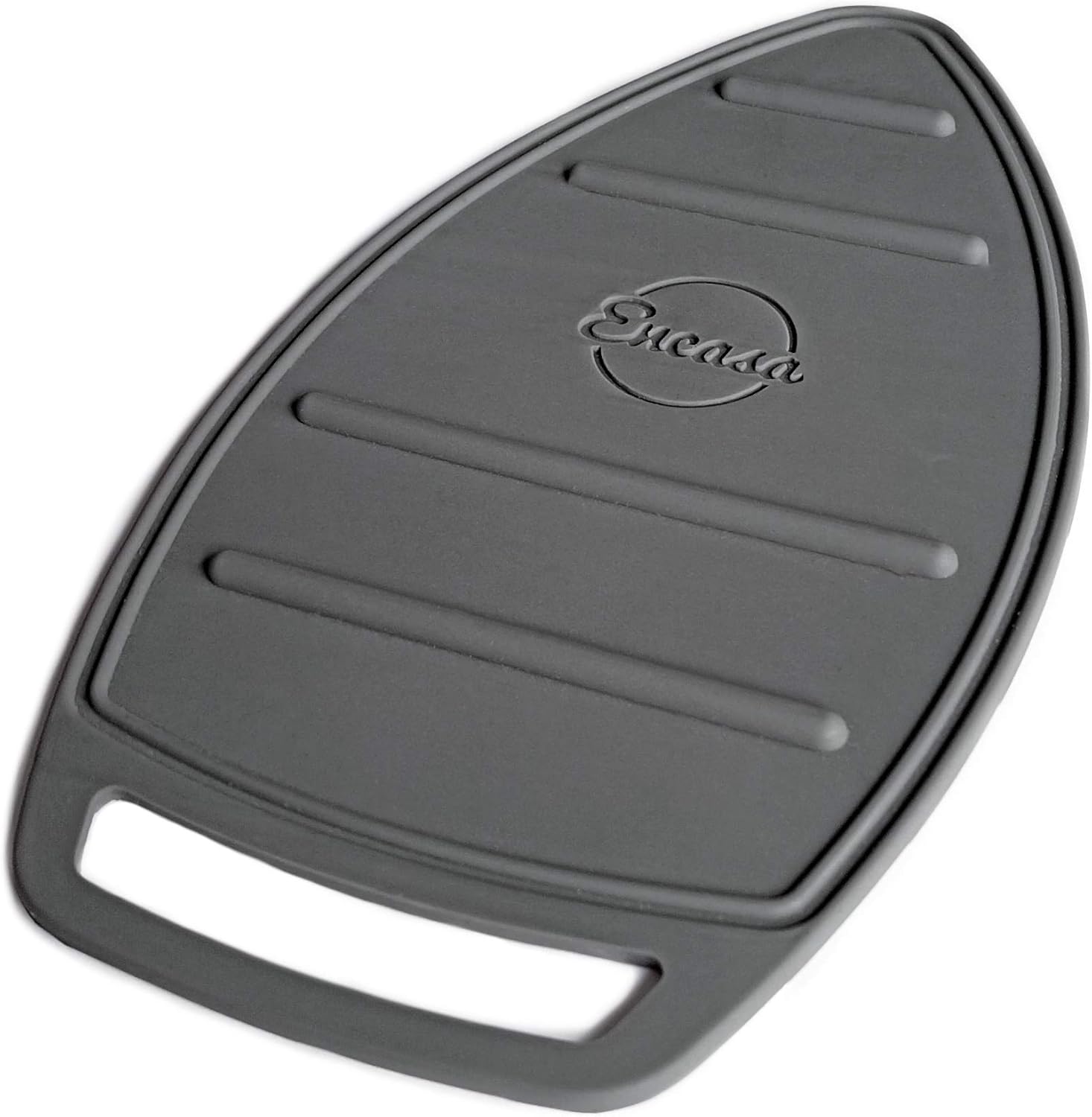 Encasa XO Silicon Mat for Hot Iron Rest - Heat Resistant, Anti - Slip, Thicker Pad for Protecting Your Table During Ironing, Non-Burning, Machine Washable, Durable - Grey