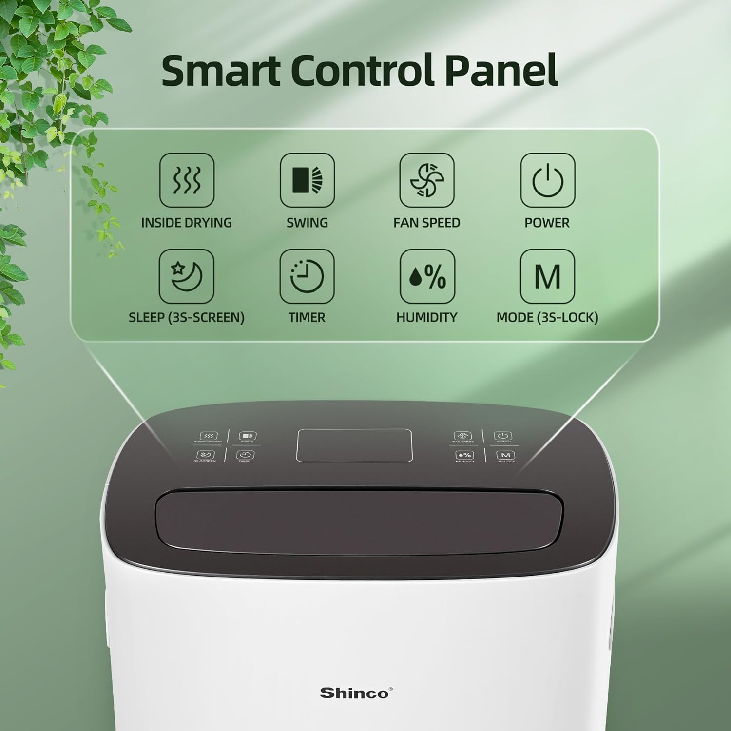 Shinco 86 Pints Dehumidifier for Home and Basements, 5000 Sq.Ft Dehumidifiers with Drain Hose, Auto or Manual Drainage, Auto Defrost, Quietly Remove Moisture, Intelligent Humidity Control, 24HR Timer