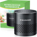 Refrigerator Deodorizer, Fridge Odor Eliminator Lasts for 10 Years, Household Essentials Travel Size Air Purifiers, More Effective Than Baking Soda and Bamboo Charcoal Air Purifying Bag, Black