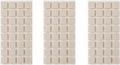 Furnigear Felt Furniture Pads for Hardwood Floor - Self Adhesive Chair Felt Pads, Floor Protector for Furniture Feet, Furniture Sliders Moving Your Furniture Smoothly - Anti Scratch 96 Pcs 3/4" Square