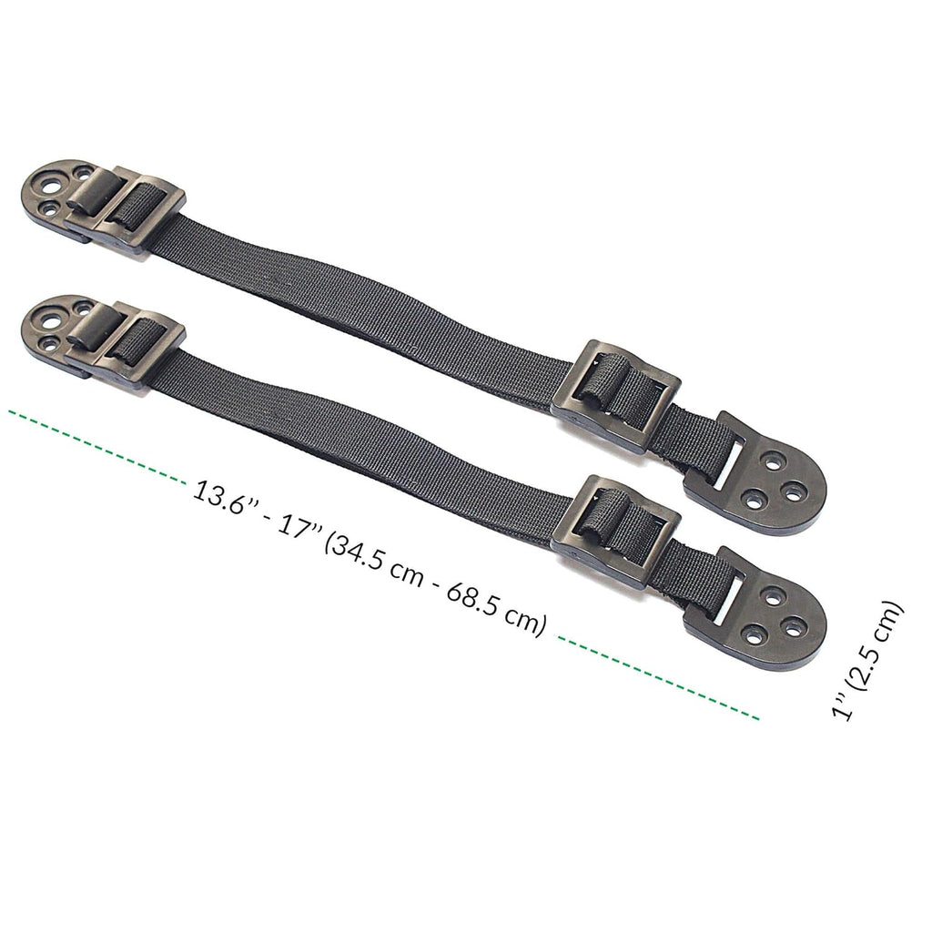 Boxiki kids Furniture Straps - Anti Tip Strap for Baby Proofing & Child Safety - 8 Pack of Adjustable Wall Straps and TV Straps - Fixings to Anchor Shelves & Cabinets(Black)