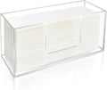 1Pack Acrylic Paper Towel Dispenser, Napkin Holder for Bathroom, Kitchen & Countertop – Paper Towel Holder Z-Fold/C-Fold/Multi-Fold Holder, Shatter-Resistant & Space-Saving (1)