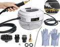 Handheld Steam Cleaner, 2500W Portable Steamer For Cleaning Car Detailing and Grout, 15s Heat-Up, 1.5L Tank Pressurized Steam Cleaner for Home Use & all Surfaces
