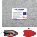 ZOMONETI 18" x 14" Wool Pressing Mat 100% New Zealand Felted Wool Ironing Mat Pad Blanket for Quilter, Sewing, Quilting Supplies and Notions