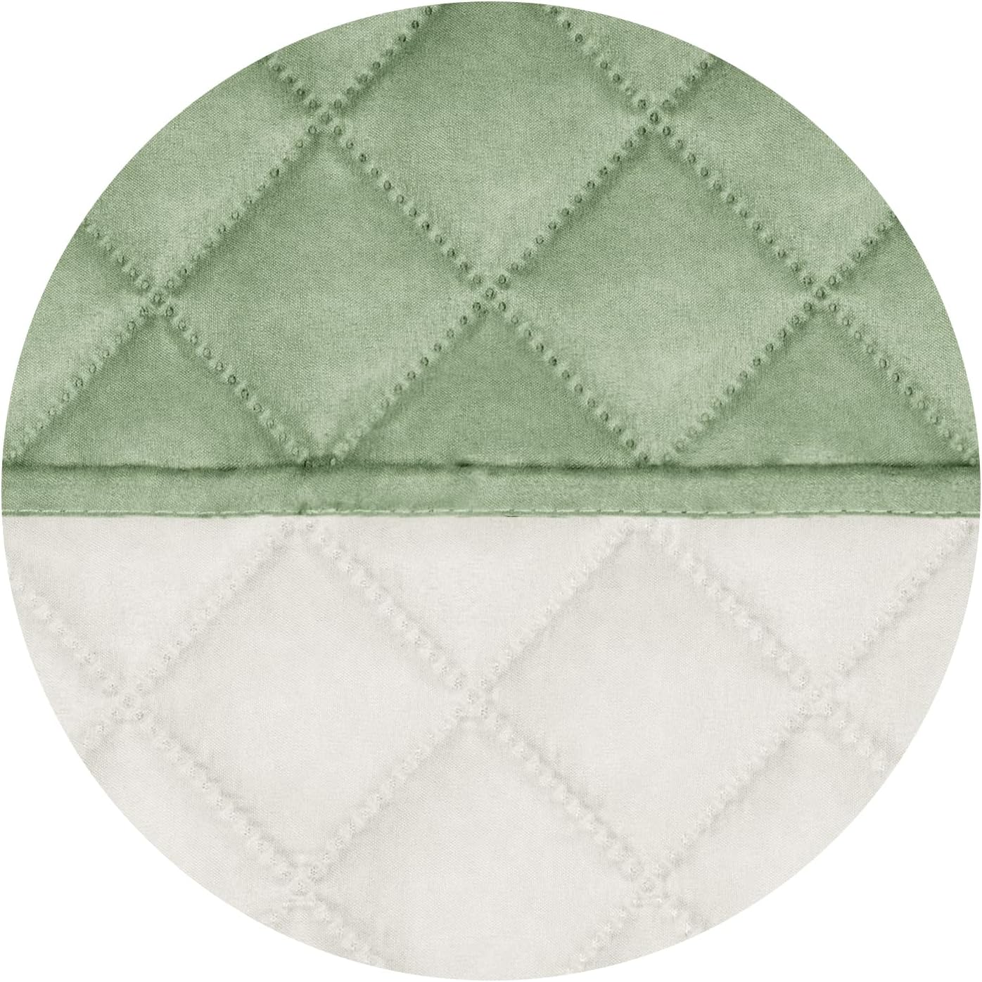 PureFit Reversible Quilted Sofa Cover, Water Resistant Slipcover Furniture Protector, Washable Couch Cover with Non Slip and Elastic Straps for Kids, Dogs, Pets (Oversized Sofa, Sage Green/Ivory)