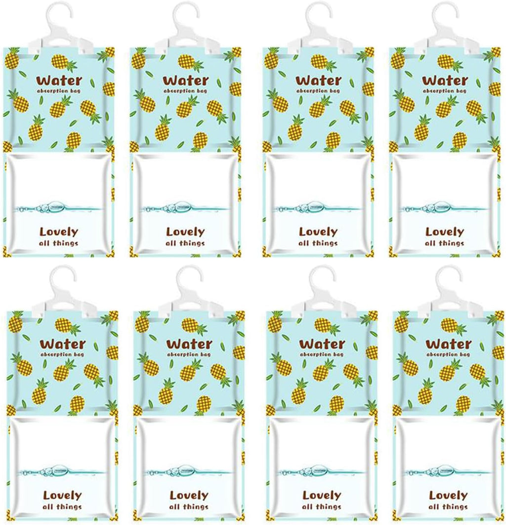 AOPANDA Moisture Absorbers Packets, 8 Pack - Eliminates Musty Odors for Fresher, Cleaner Air, Humidity Packs, Dessicant Packets, Hanging Closet Dehumidifier Bags, Dehumidifier for Bathroom 9.8OZ(Polo）